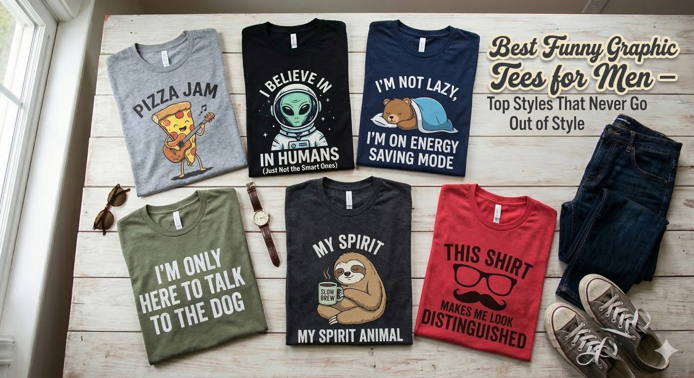best funny graphic tees for men