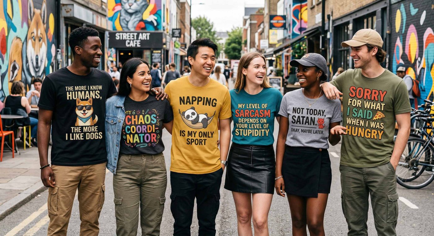 cool funny graphic tees that stand out