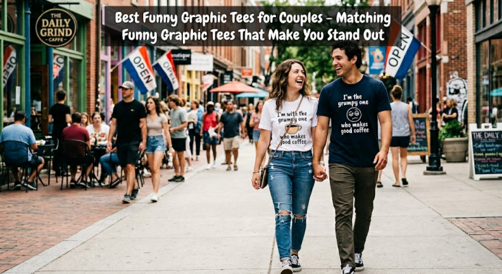 best funny graphic tees for couples