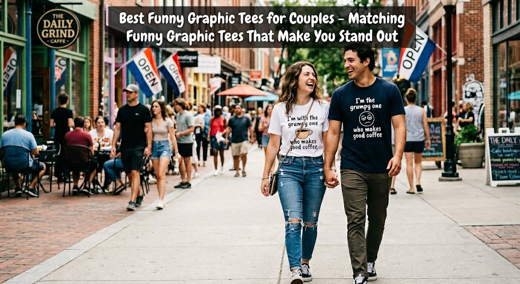 best funny graphic tees for couples
